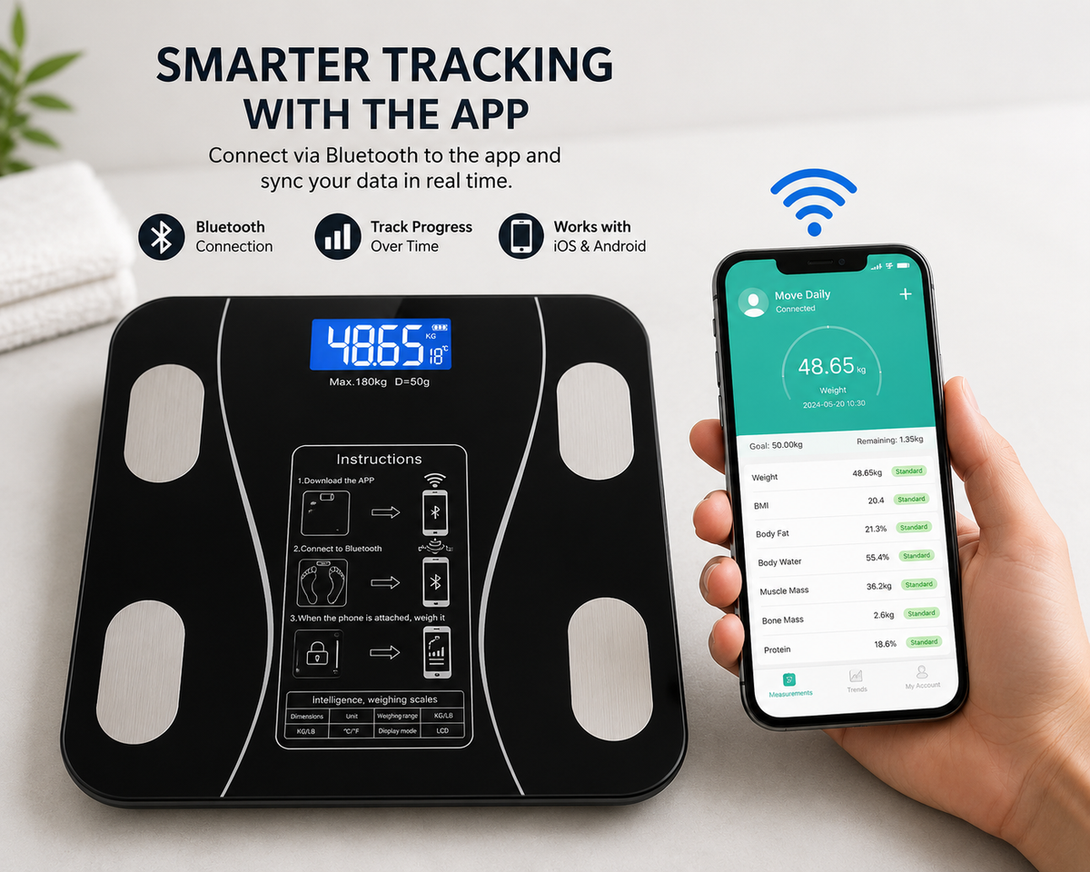 Move Daily™ Smart Body Composition Scale